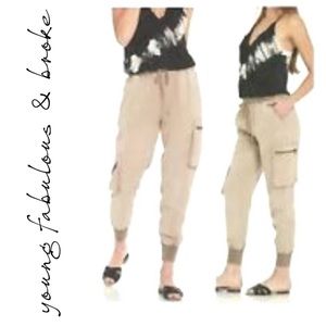 🌟HOST PICK🌟YOUNG FABULOUS & BROKE Jupiter joggers sand XS, S!